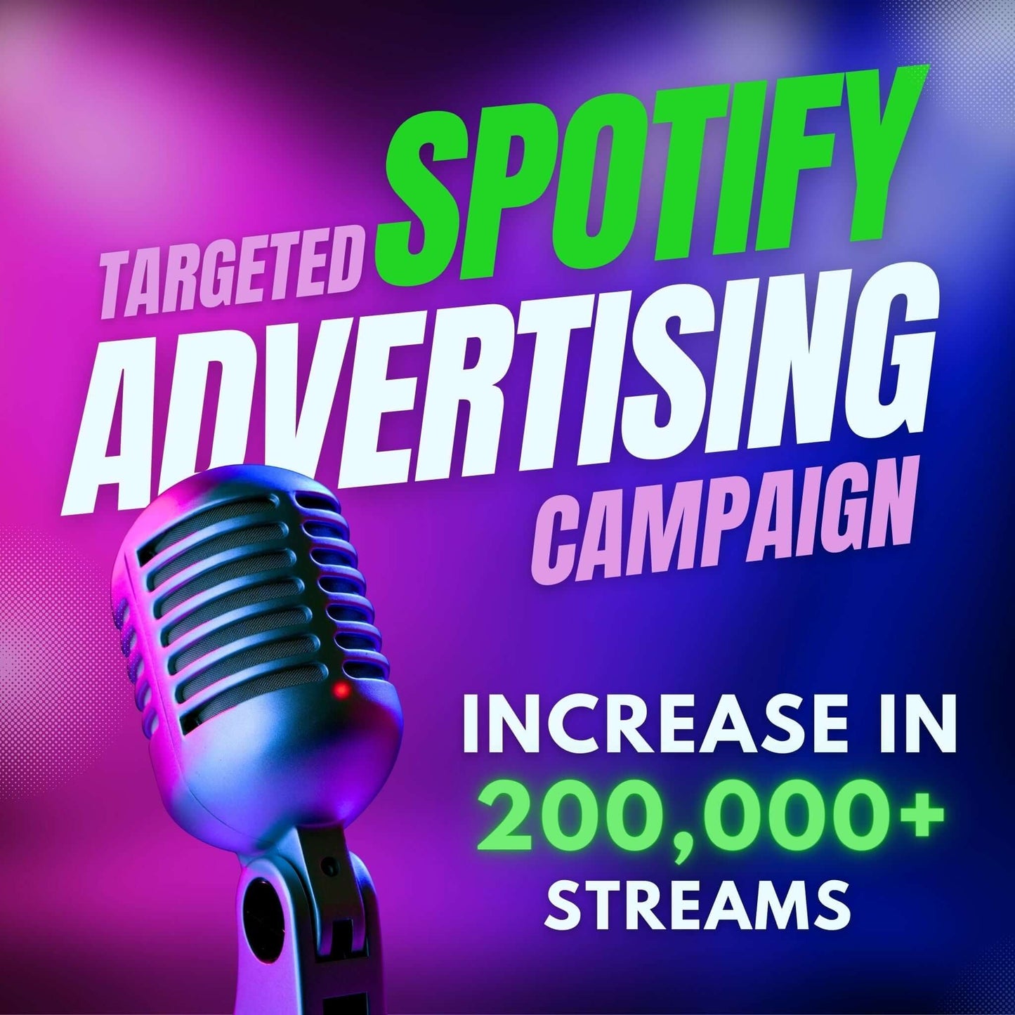 Targeted 200,000 Spotify Streams