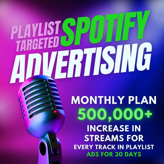 Spotify Playlist Advertising for 30 Days